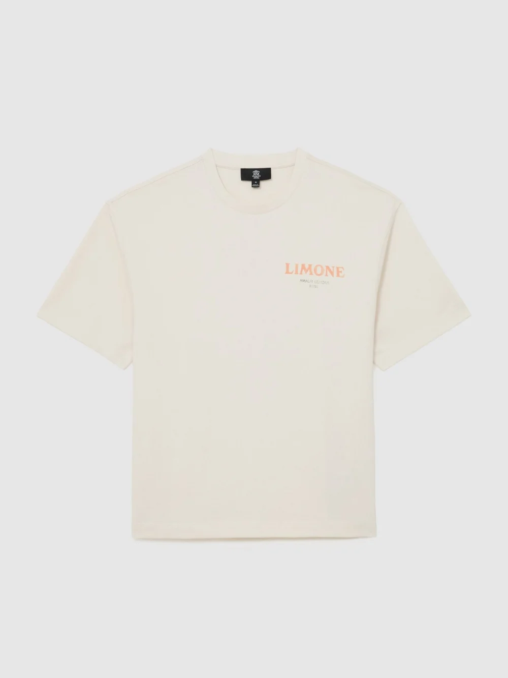 Reiss White Cotton Lemon-print Relaxed-fit T-shirt, view 2