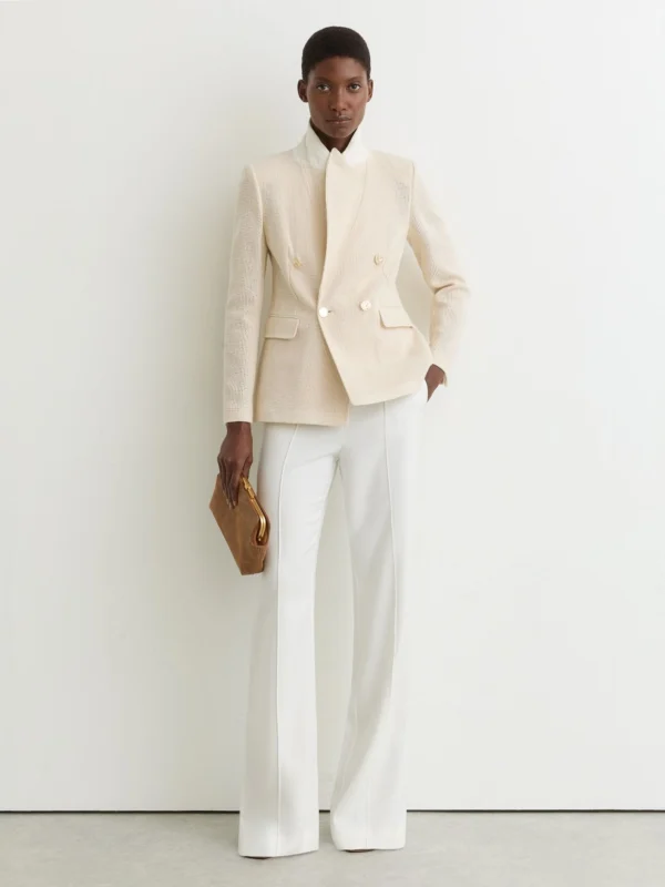 Reiss Wide-leg Seam-detail Trousers