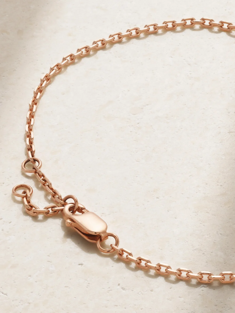 Back view of the Repossi Antifer 18-karat Rose Gold Diamond Bracelet