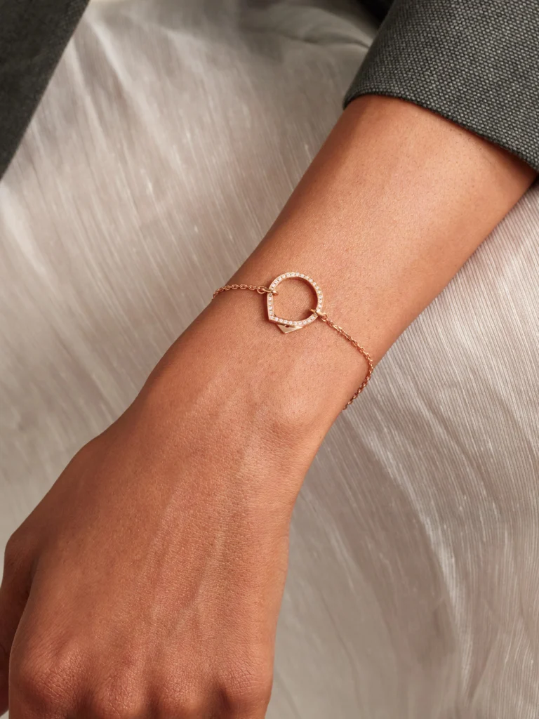 Repossi Antifer 18-karat Rose Gold Diamond Bracelet