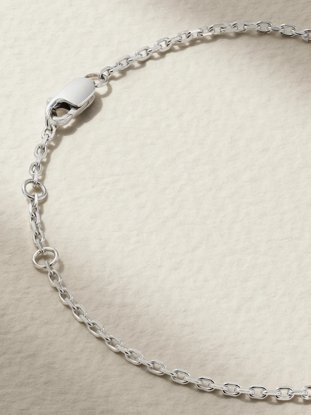 Back view of the Repossi Antifer 18-karat White Gold Diamond Bracelet