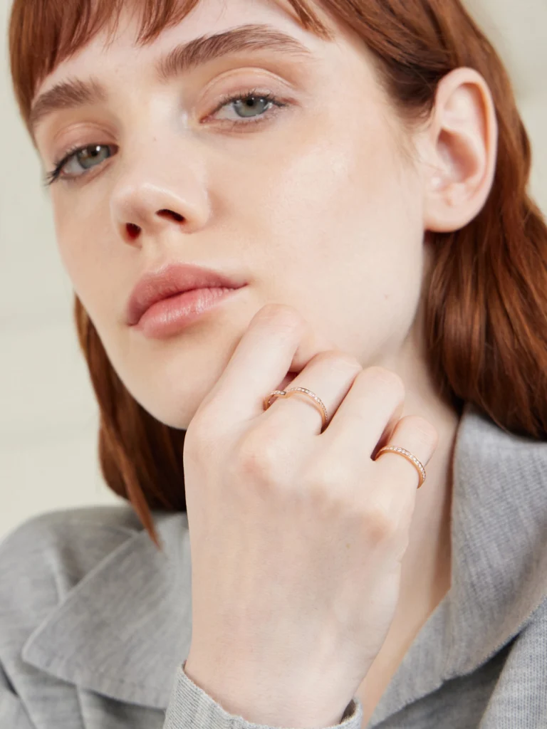Repossi Antifer Heart 18-karat Rose Gold Diamond Ring