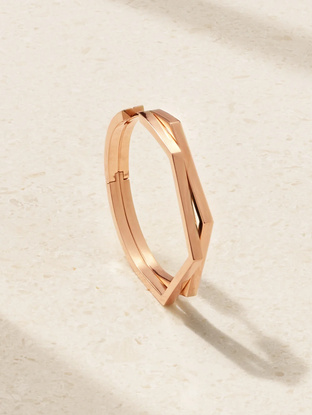 Repossi Antifer Large 18-karat Rose Gold Single Hoop Earring