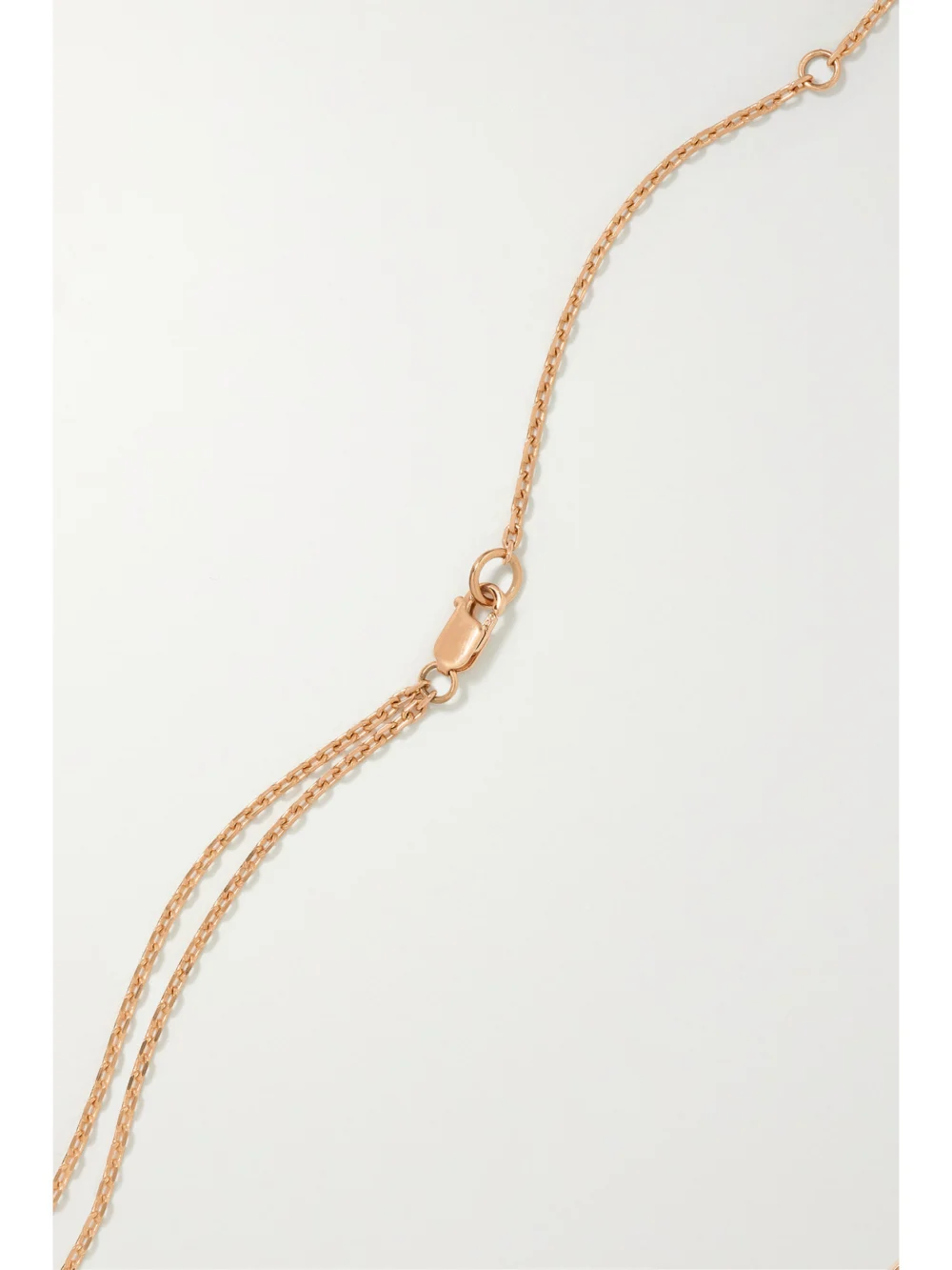 Back view of the Repossi Berbère 18-karat Rose Gold Diamond Necklace