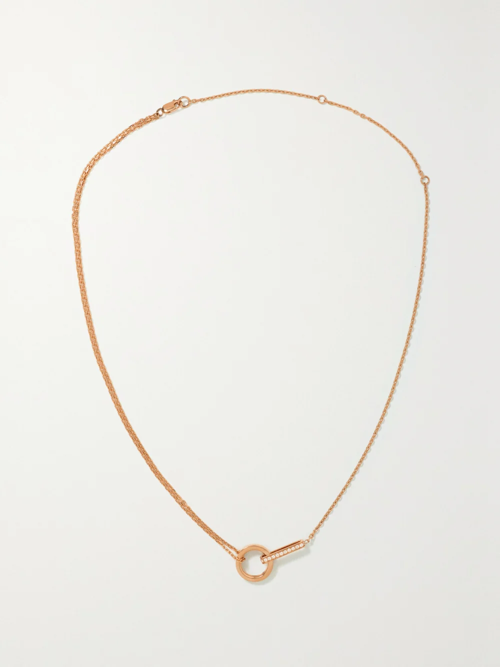 Repossi Berbère 18-karat Rose Gold Diamond Necklace