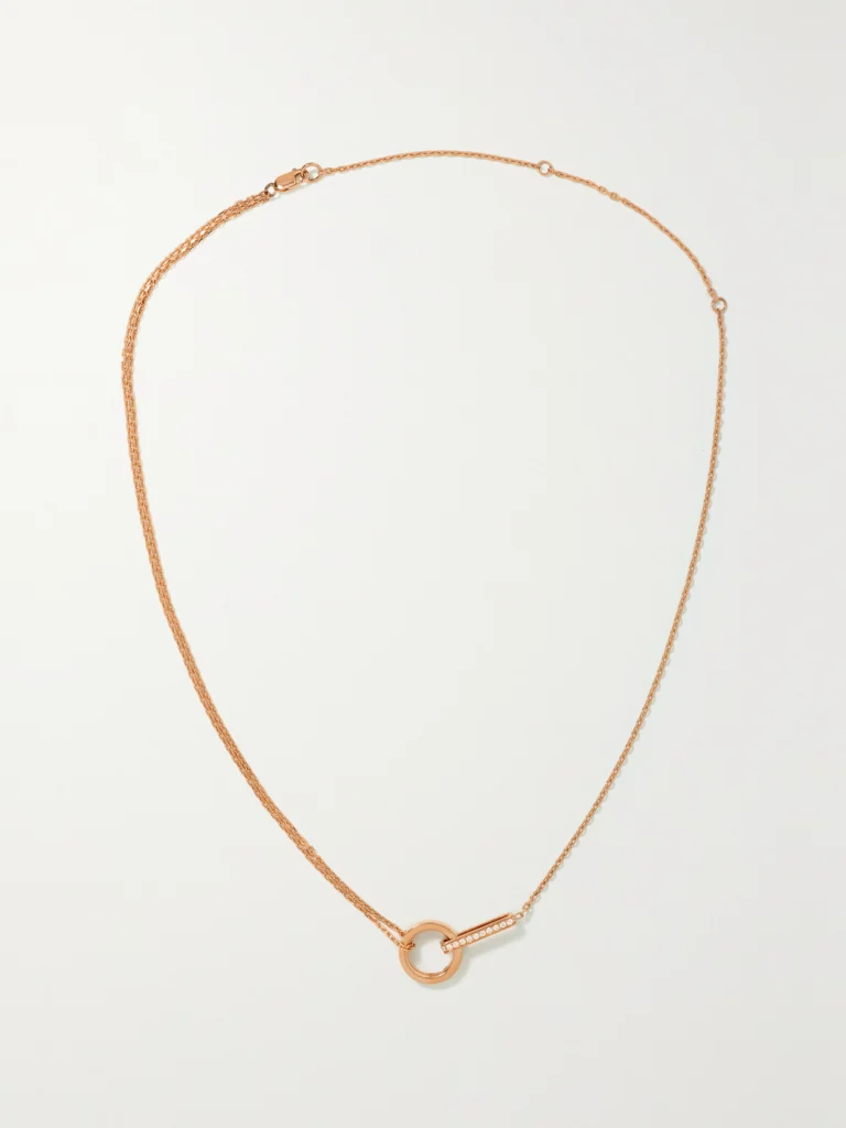 Repossi Berbère 18-karat Rose Gold Diamond Necklace