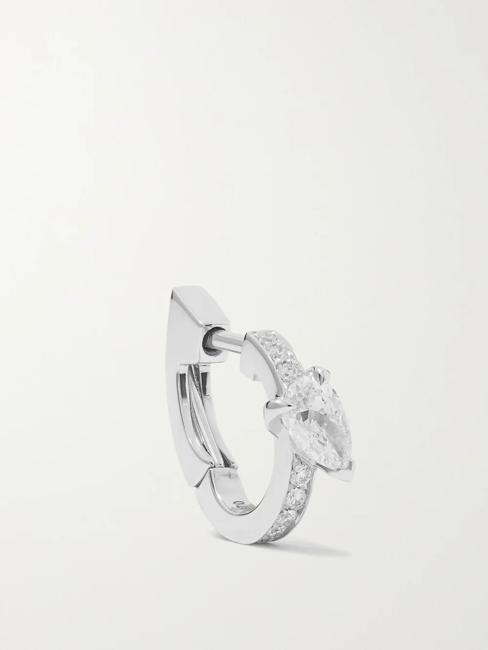 Repossi Harvest 18-karat White Gold Diamond Single Earring in silver