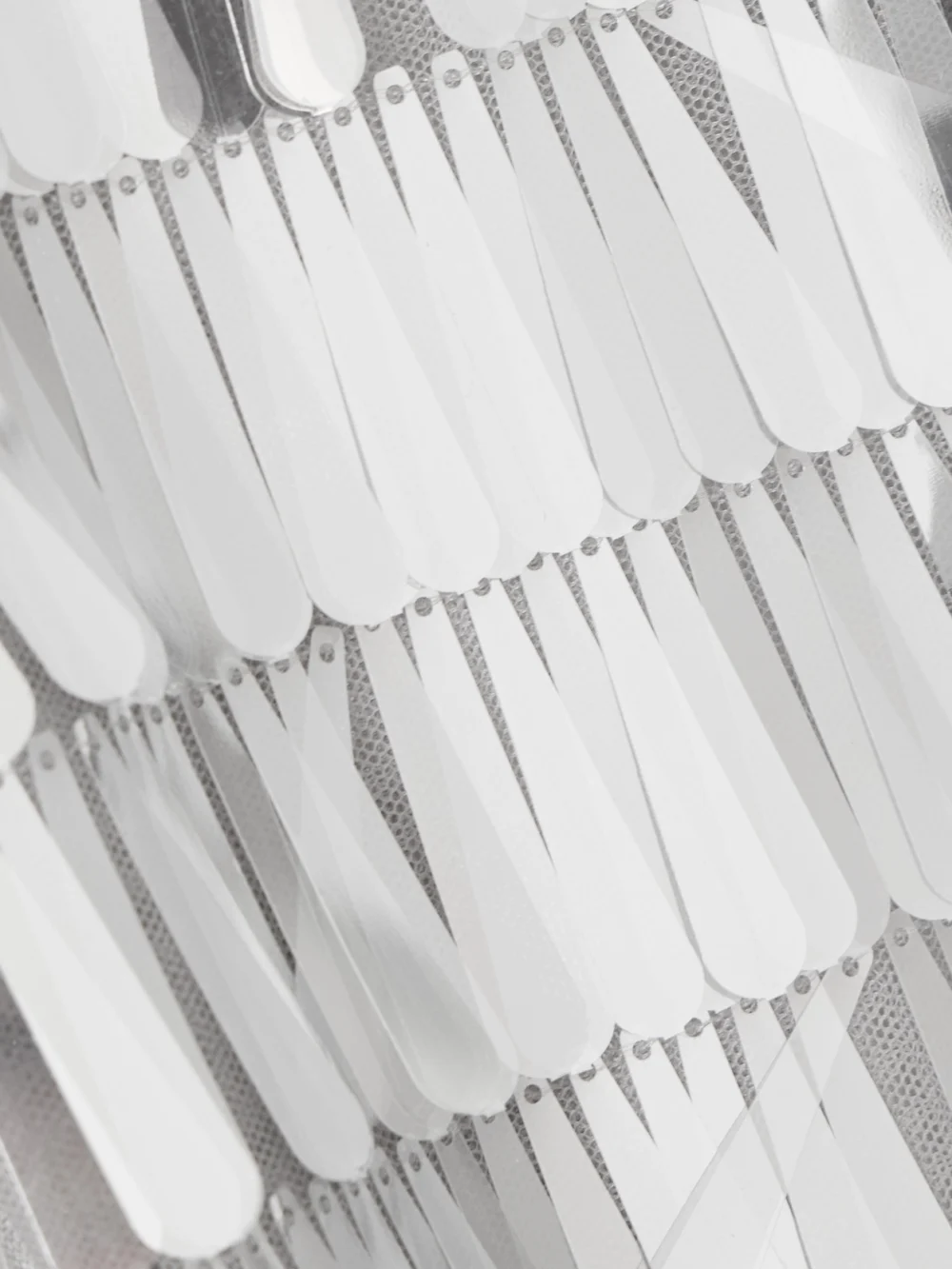 Close-up detail of the Retrofête Amalie Paillette-embellished Tulle Mini Dress