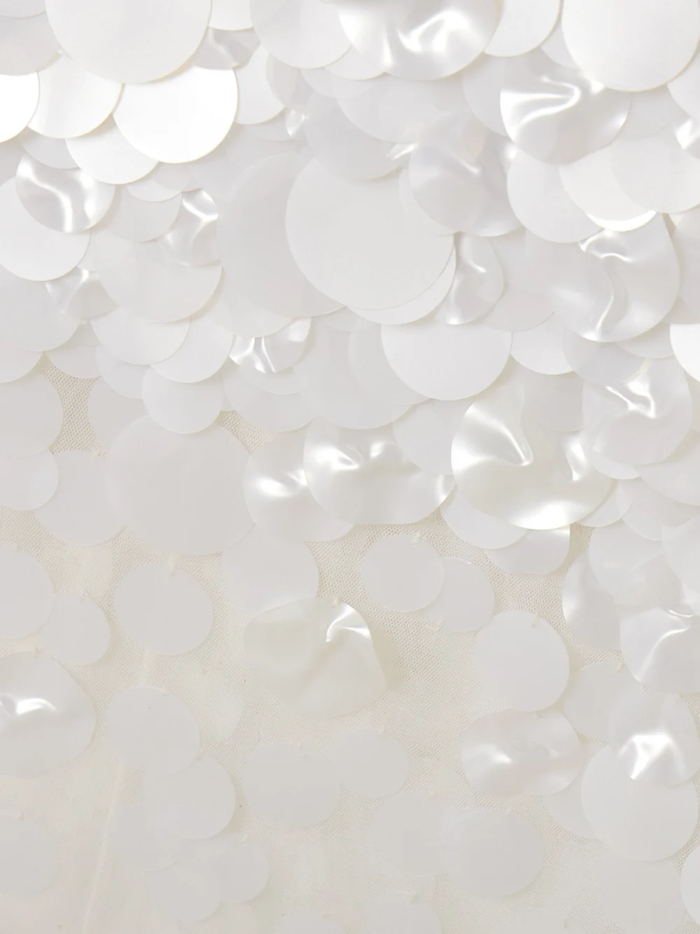 Close-up detail of the Retrofête Mischa Embellished Tulle Midi Dress