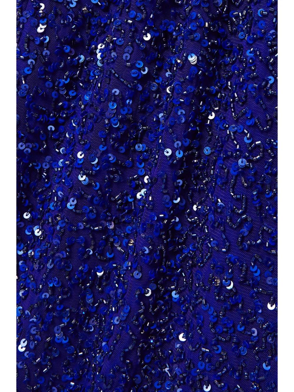 Close-up detail of the Retrofête Prim Sequined Tulle Dress
