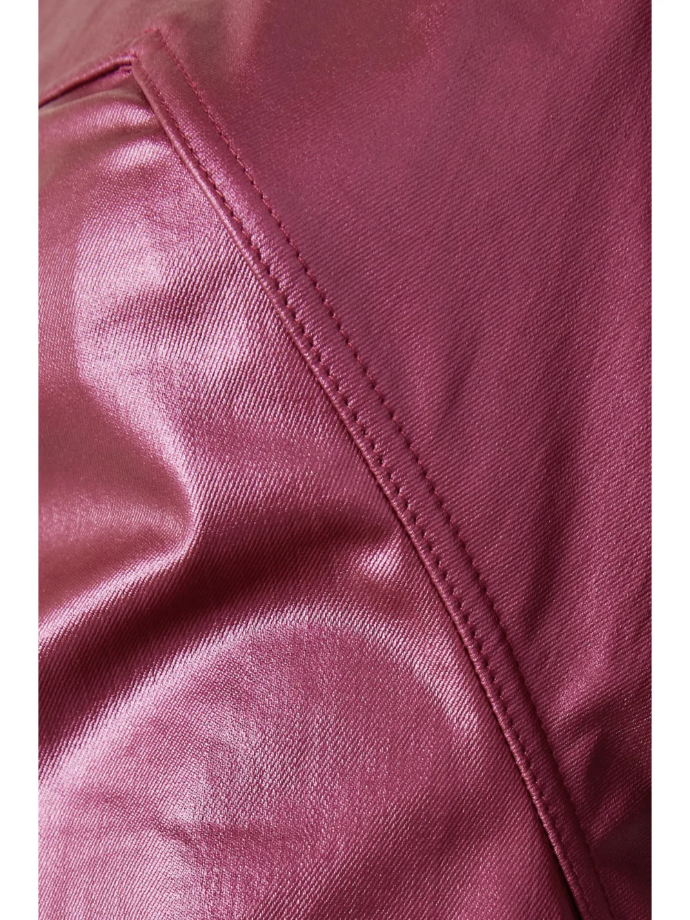 Close-up detail of the Rick Owens Abito Cutout Coated-denim Mini Dress