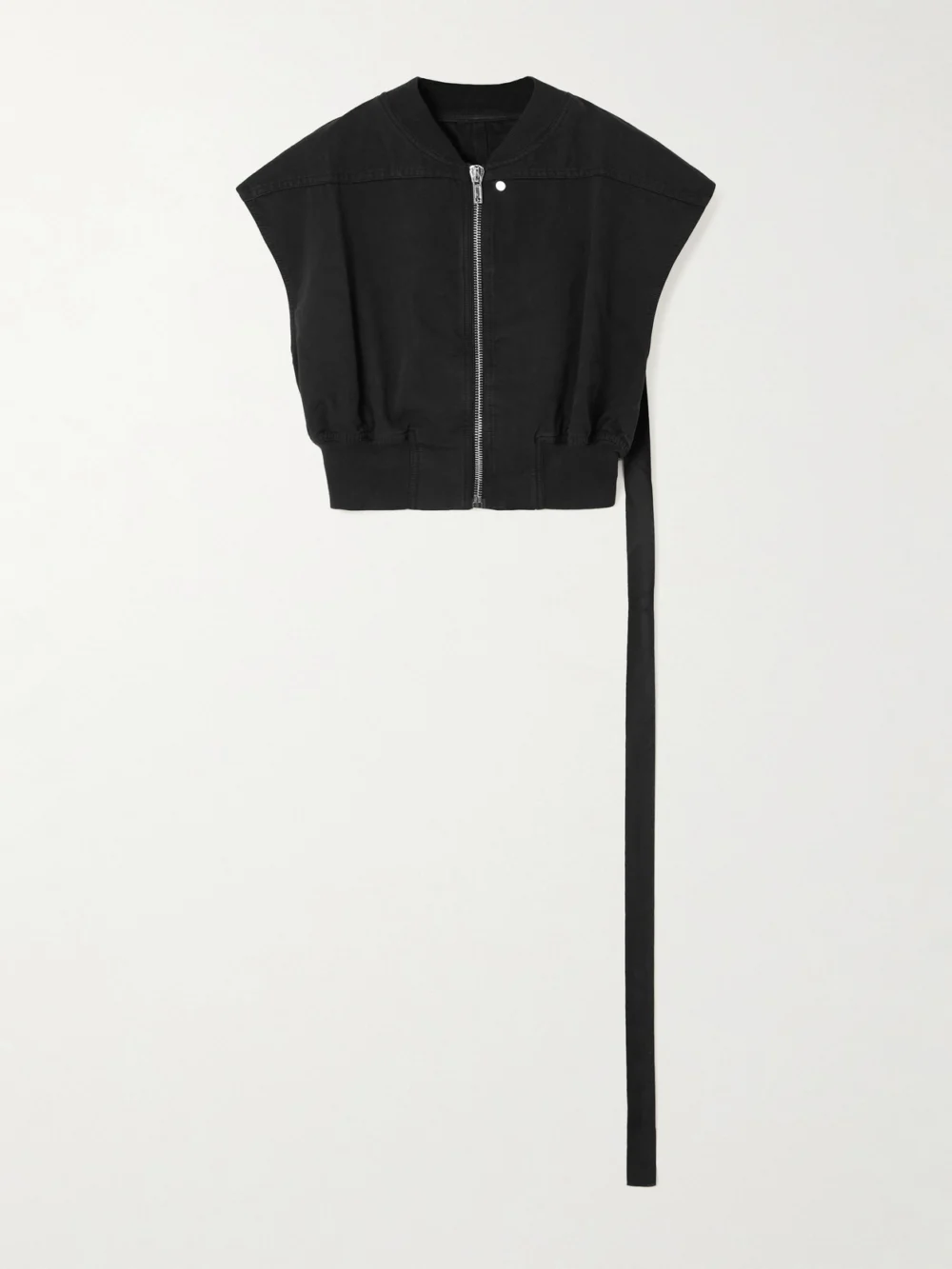 Rick Owens Babel Tatlin Cotton Bomber Jacket in black