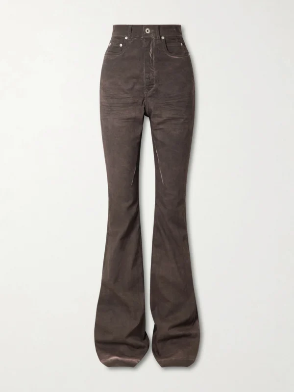 Rick Owens Bolan High-waist Flared Jeans