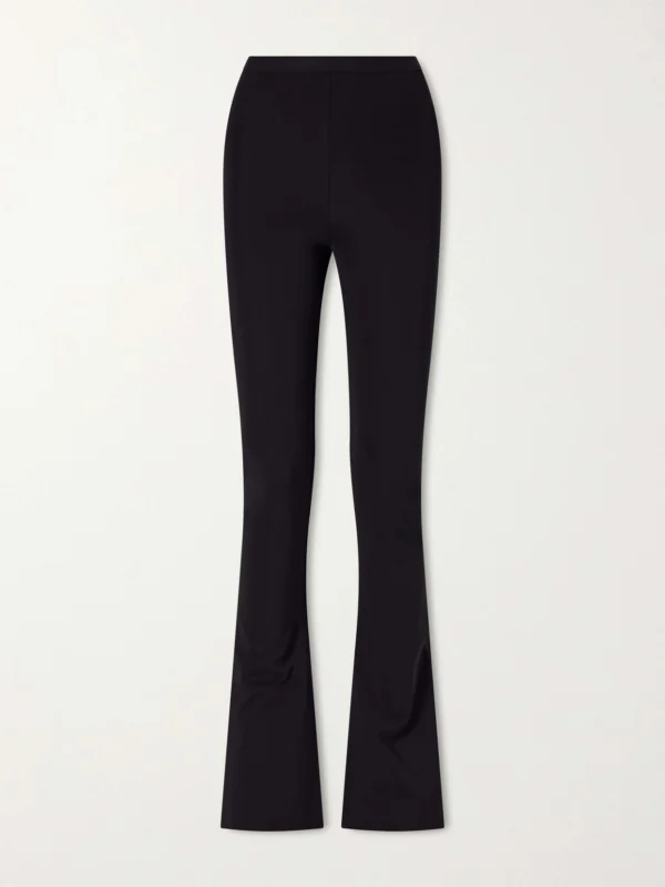 Rick Owens Carmen Jersey Flared Trousers