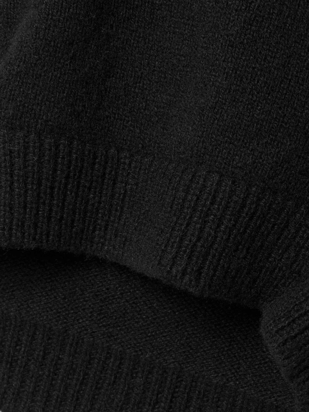 Close-up detail of the Rick Owens Cashmere-blend Shorts