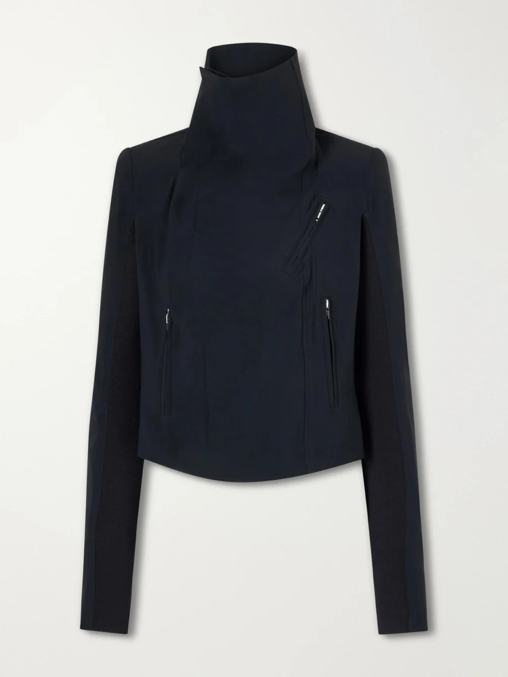 Rick Owens Classic Cady Biker Jacket in black