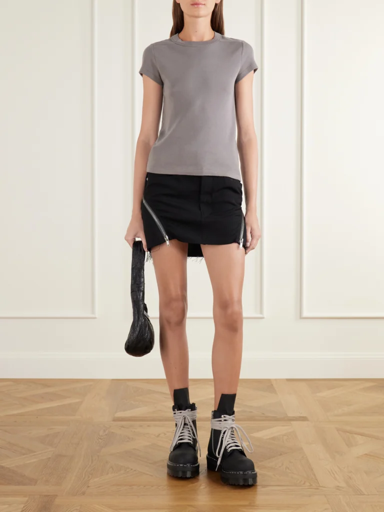 Rick Owens + Dr. Martens Nubuck Ankle Boots