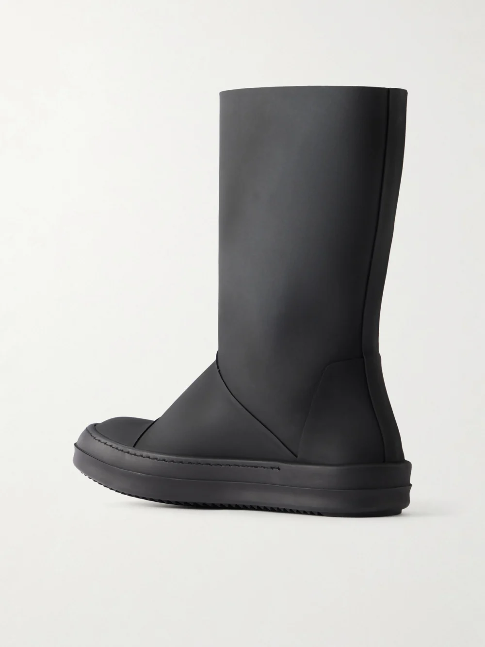 Back view of the Rick Owens Leather Boots
