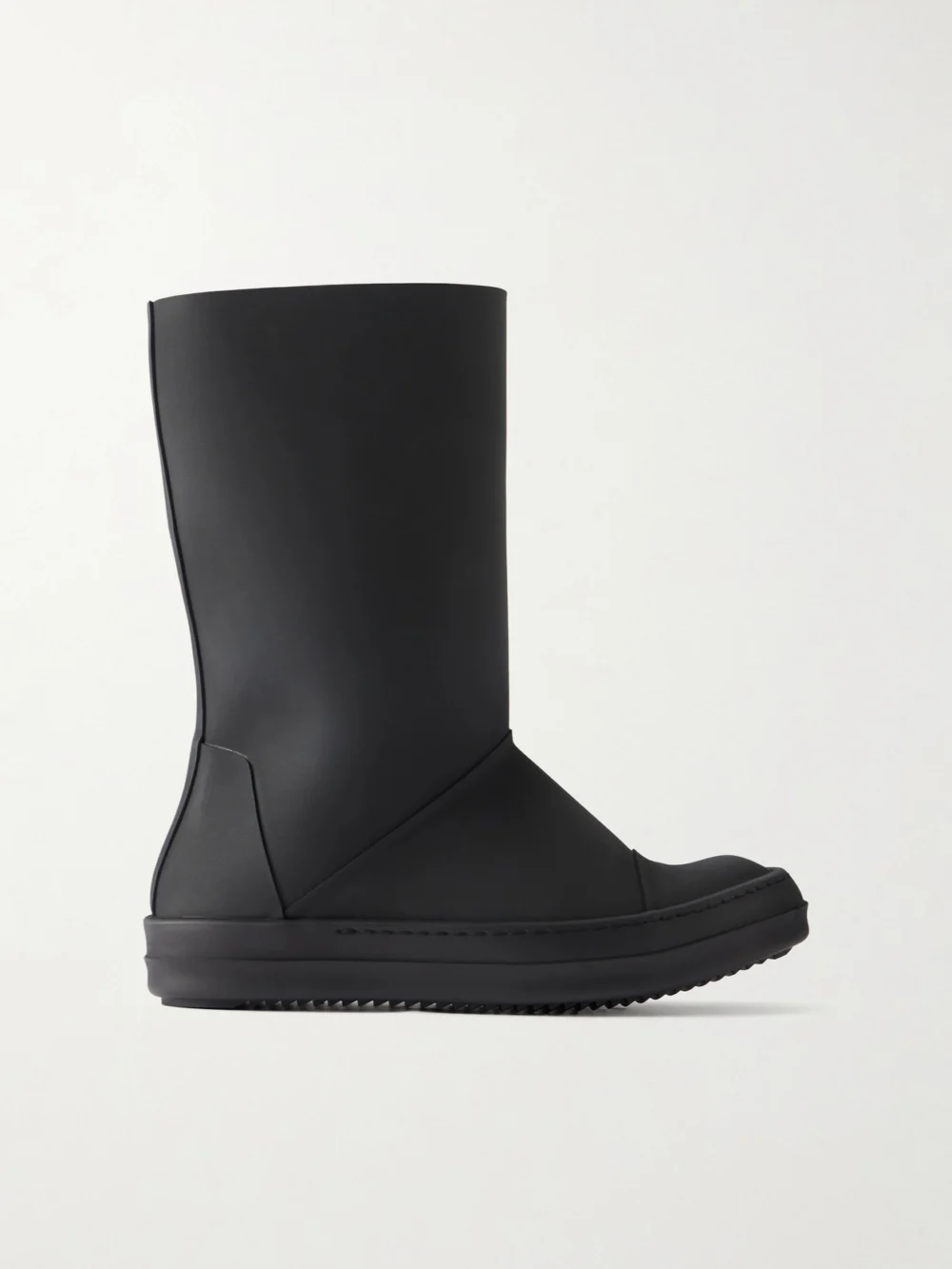Rick Owens Leather Boots in black