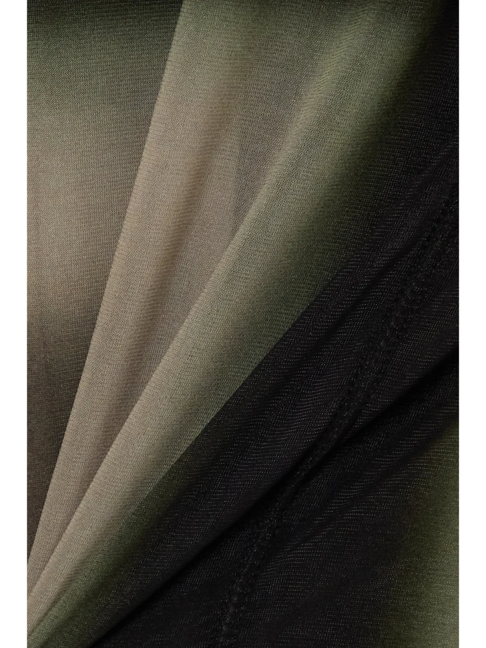 Close-up detail of the Rick Owens Stretch-mesh T-shirt