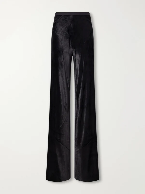 Rick Owens Velvet Wide-leg Pants
