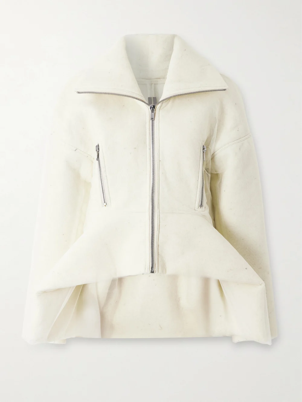 Rick Owens Wool Jacket in off-white