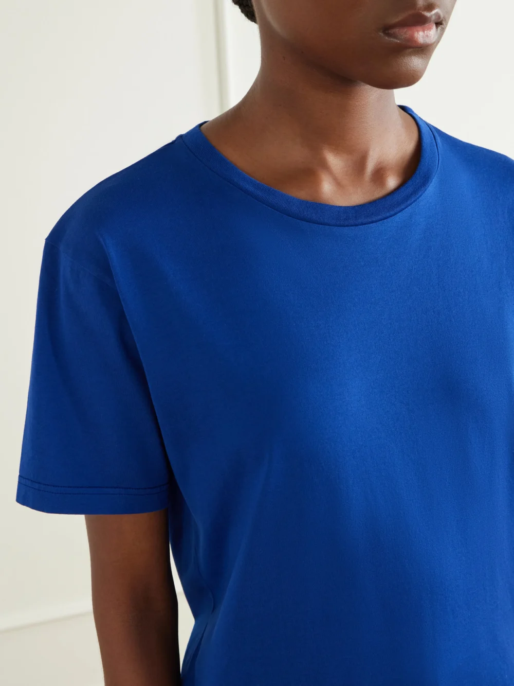 Close-up detail of the Rier Cotton-jersey T-shirt