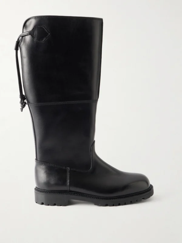Rier Forest Leather Knee Boots