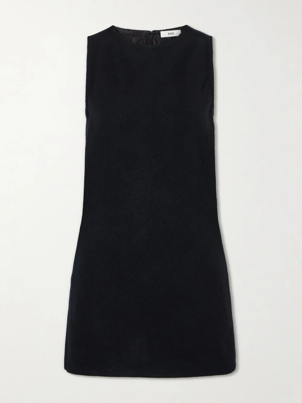 Rier Wool-fleece Mini Dress in black