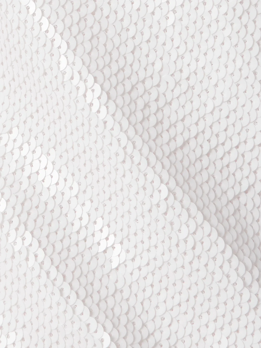 Close-up detail of the Rodarte Embellished Silk-trimmed Sequined Tulle Mini Dress