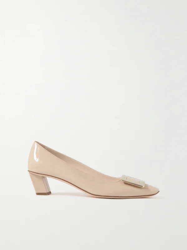 Roger Vivier Belle Vivier 45 Patent-leather Pumps