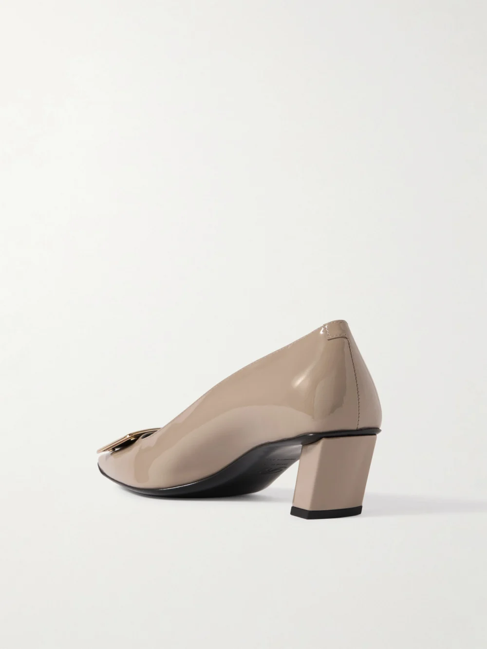 Back view of the Roger Vivier Belle Vivier 45 Patent-leather Pumps