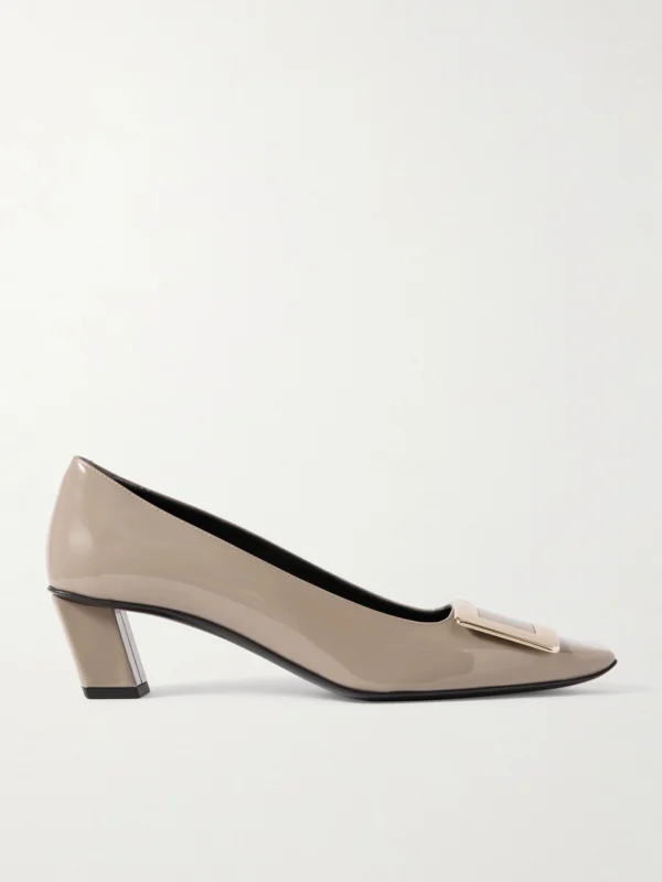 Roger Vivier Belle Vivier 45 Patent-leather Pumps