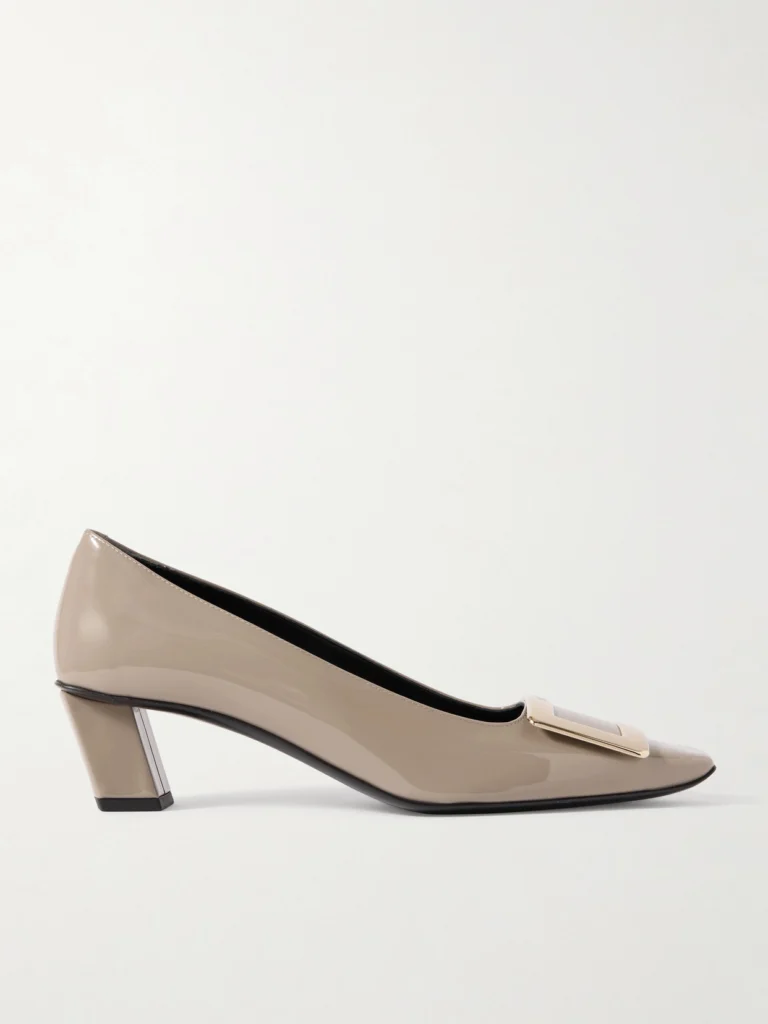 Roger Vivier Belle Vivier 45 Patent-leather Pumps