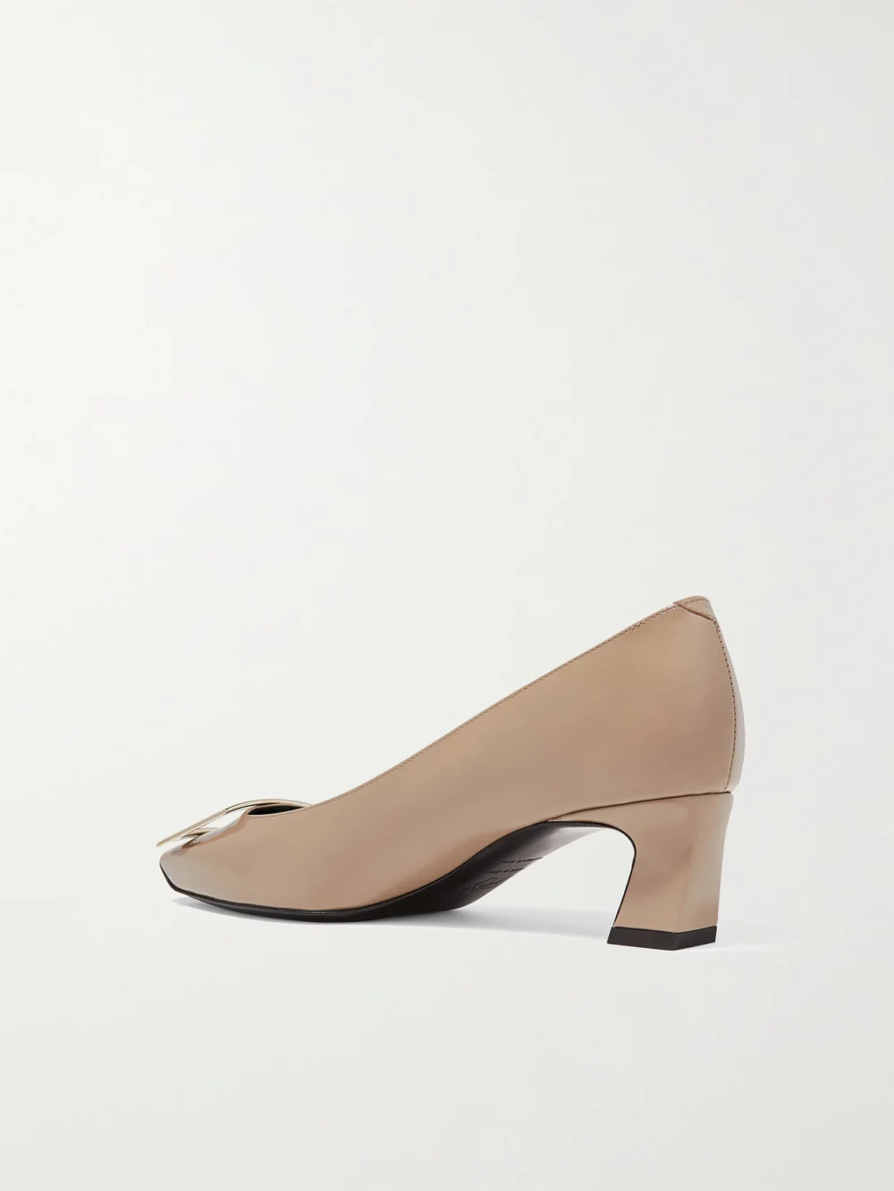 Back view of the Roger Vivier Belle Vivier Trompette 45 Patent-leather Pumps