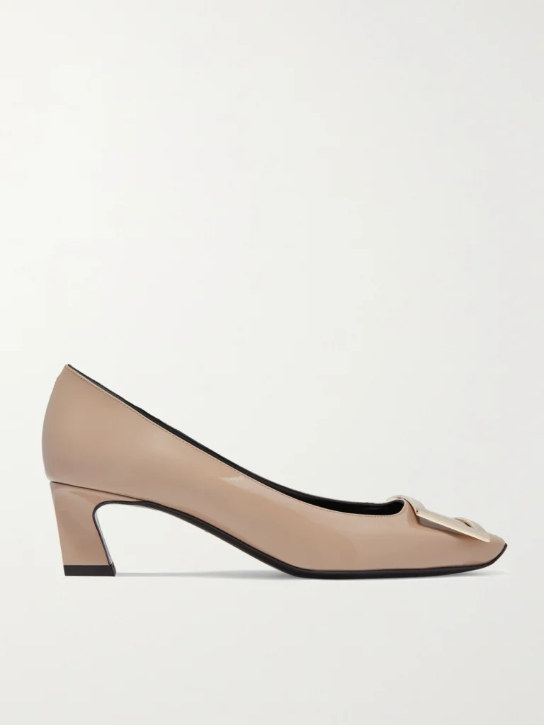 Roger Vivier Belle Vivier Trompette 45 Patent-leather Pumps