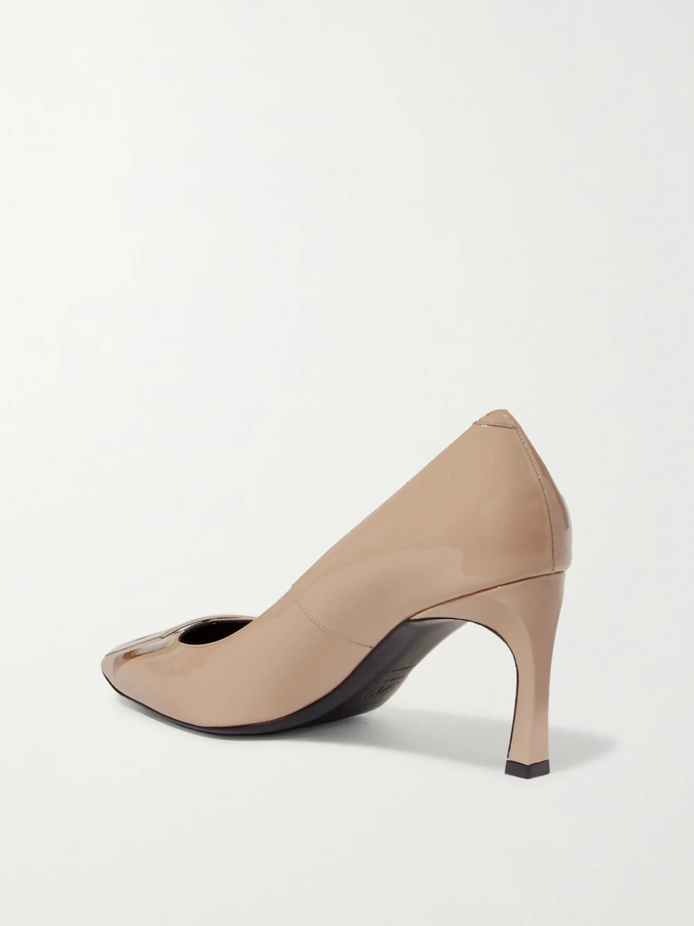 Back view of the Roger Vivier Belle Vivier Trompette 70 Patent-leather Pumps