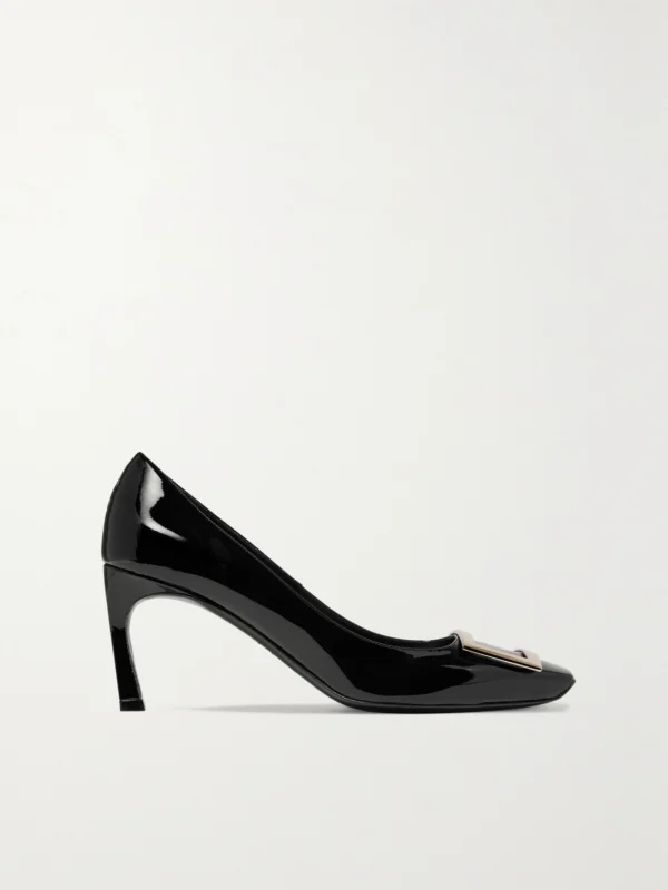 Roger Vivier Belle Vivier Trompette 70 Patent-leather Pumps