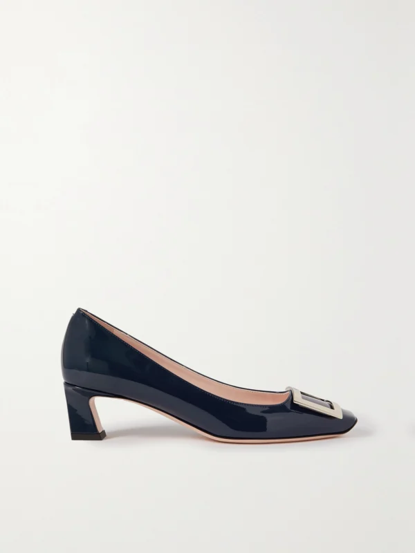 Roger Vivier Decollete Trompette 45 Patent-leather Pumps
