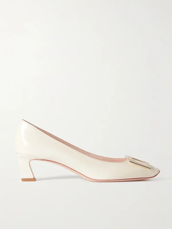 Roger Vivier Decollete Trompette 45 Patent-leather Pumps