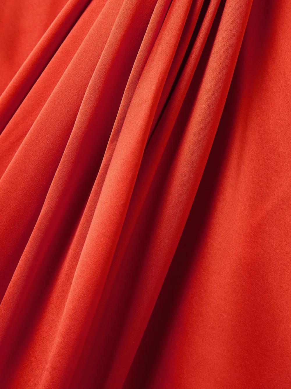 Close-up detail of the Roksanda Fauna Cutout Embellished Gathered Silk-satin Maxi Dress
