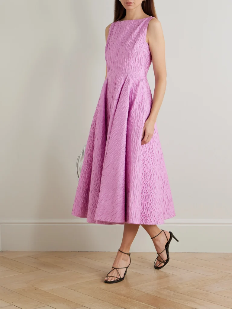 Roksanda Tera Cloqué Midi Dress