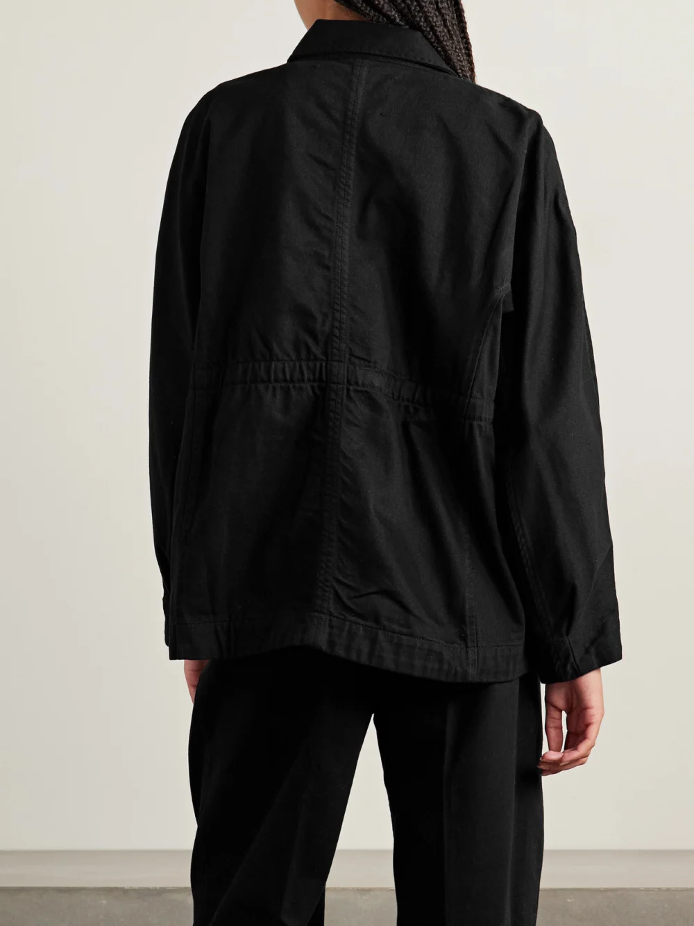 Back view of the Rùadh The Constance Denim Jacket