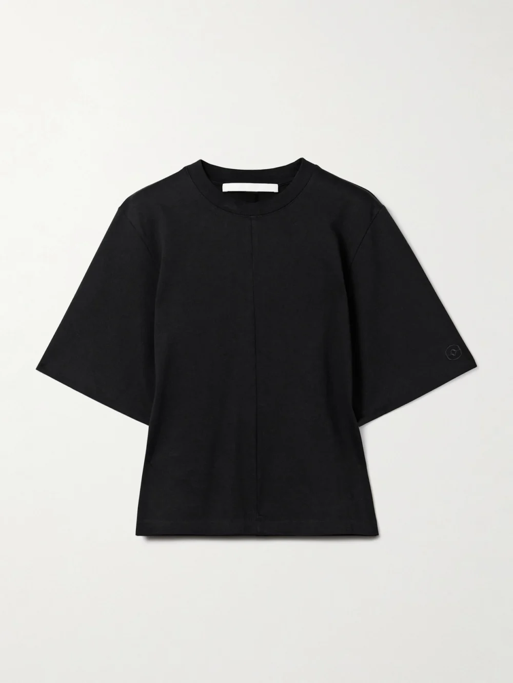 Rùadh The Isla Organic Cotton-jersey T-shirt in black