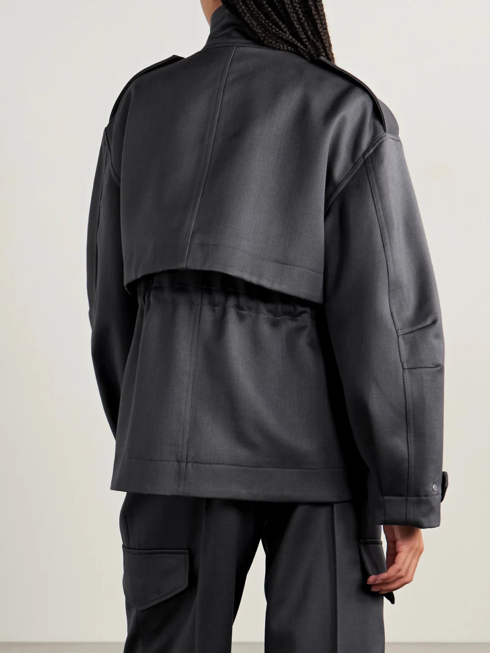 Back view of the Rùadh The Mackenzie Wool Jacket