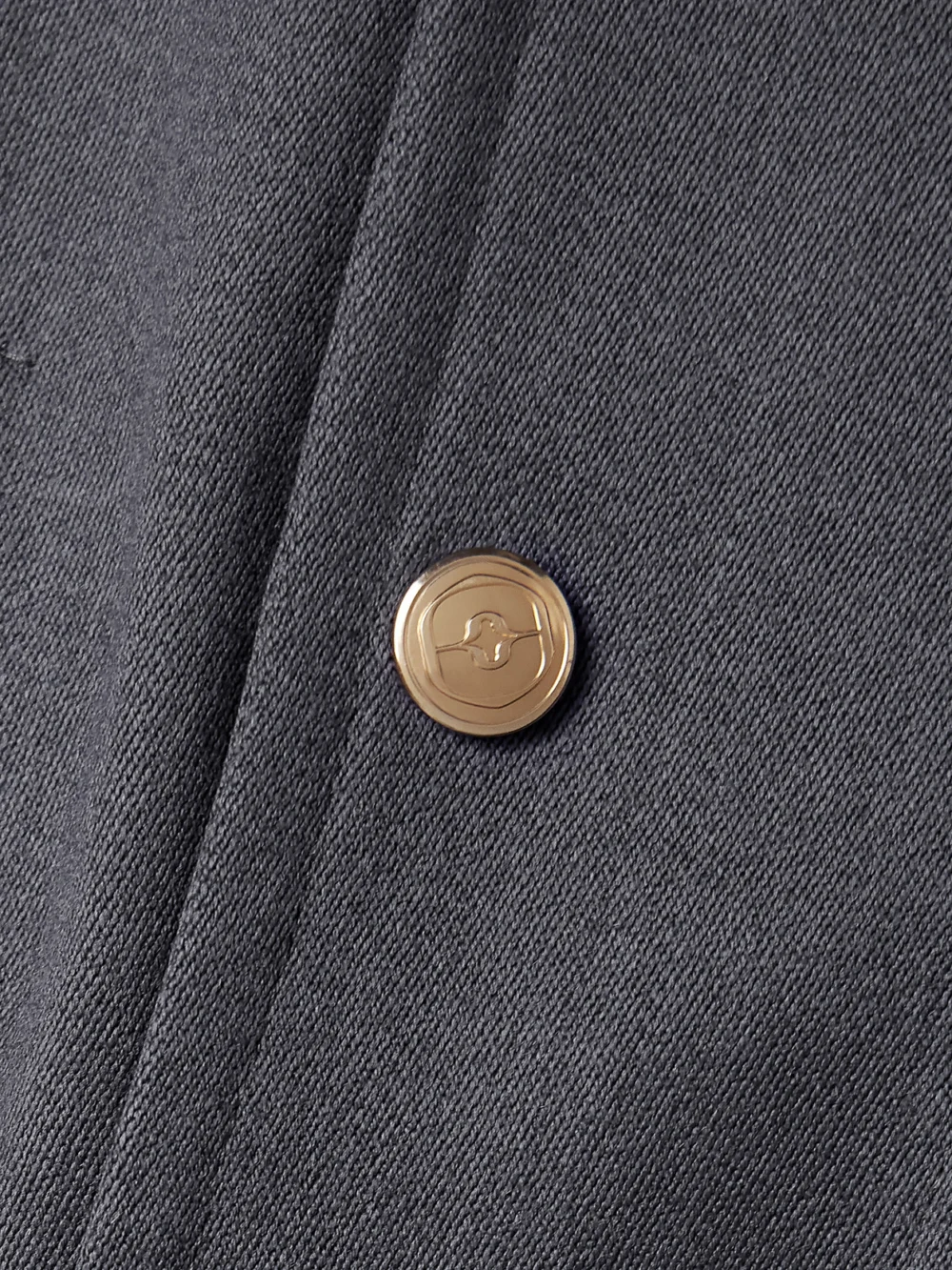 Close-up detail of the Rùadh The Mackenzie Wool Jacket