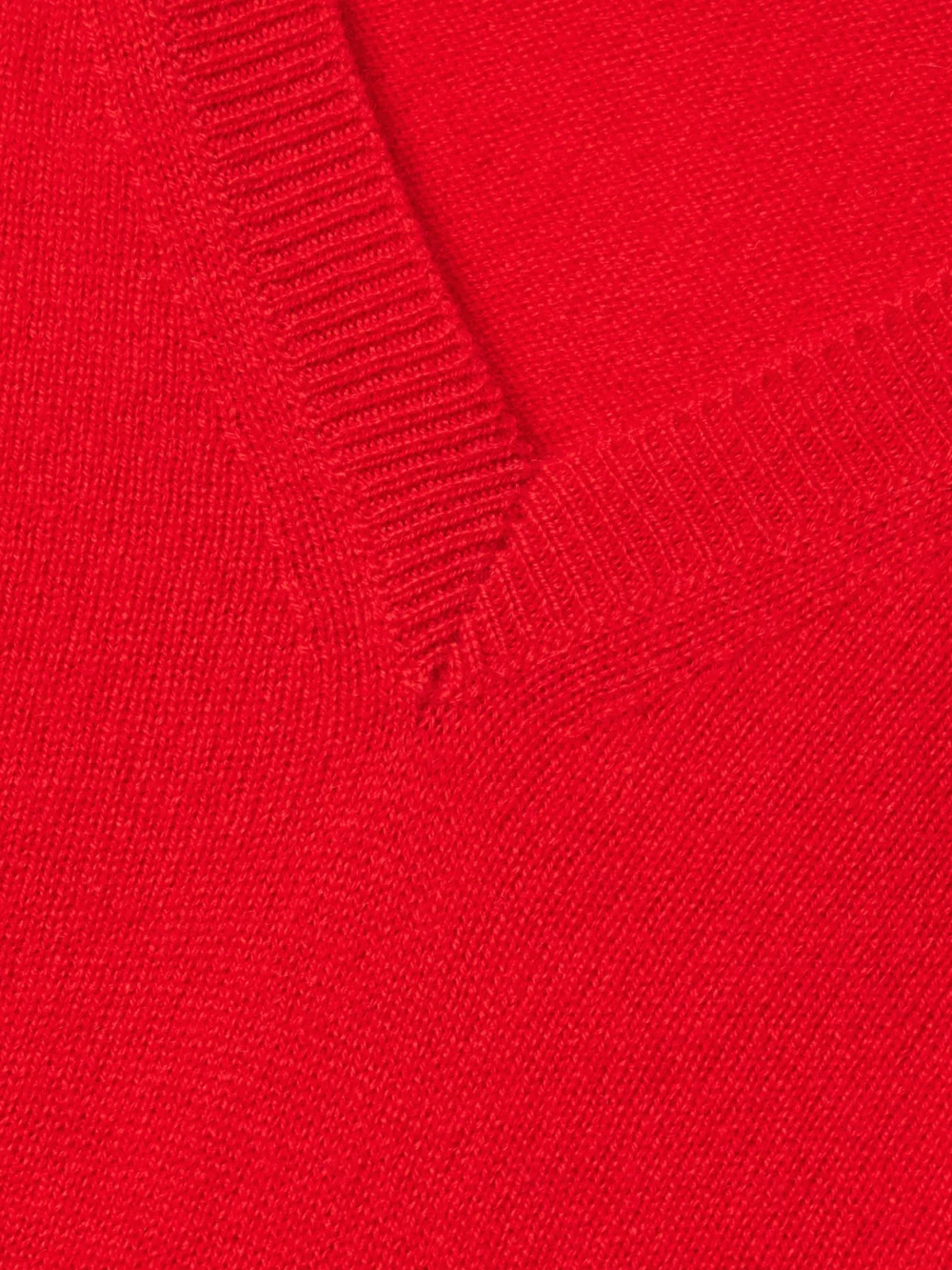 Close-up detail of the Rùadh The Sanderson Cashmere Sweater