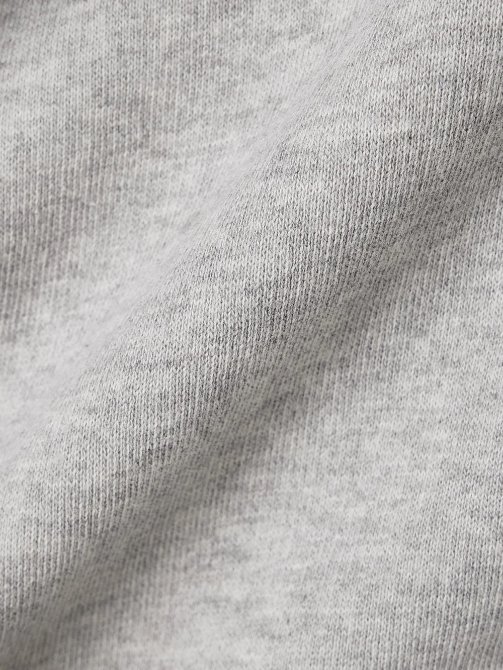 Close-up detail of the Rùadh The Scott Organic Cotton-jersey Hoodie