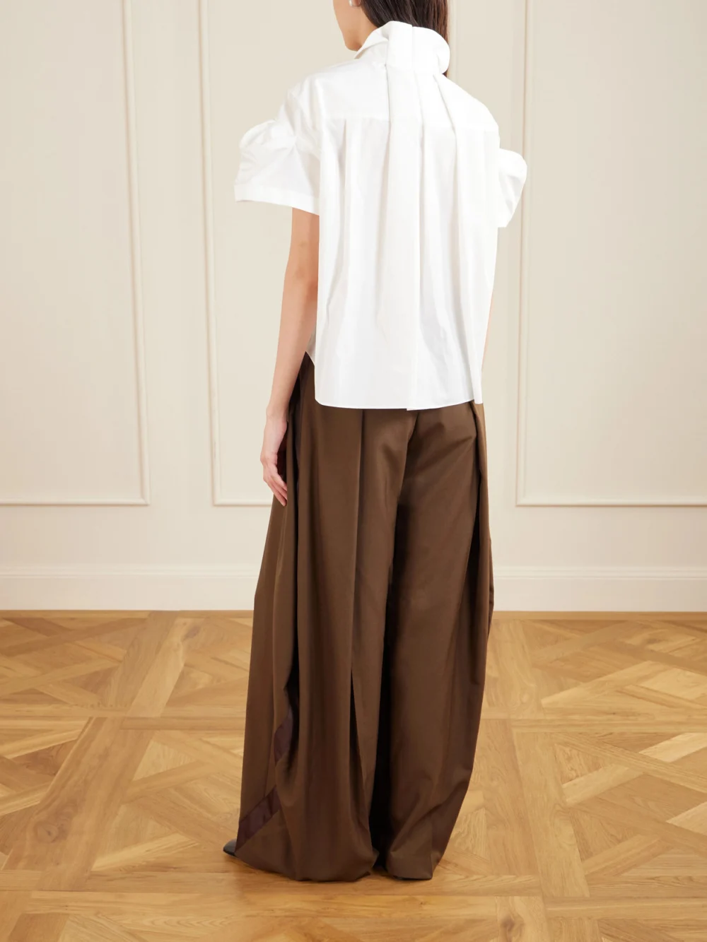 Back view of the Sacai Poplin Shirt
