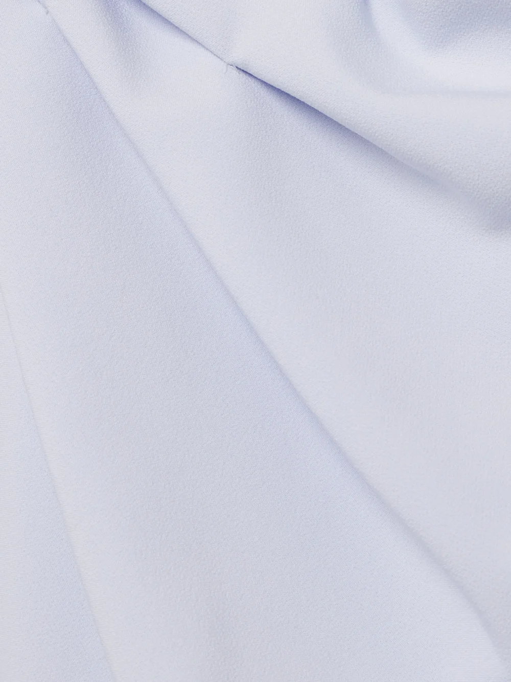 Close-up detail of the Safiyaa Asena Draped Crepe Midi Dress